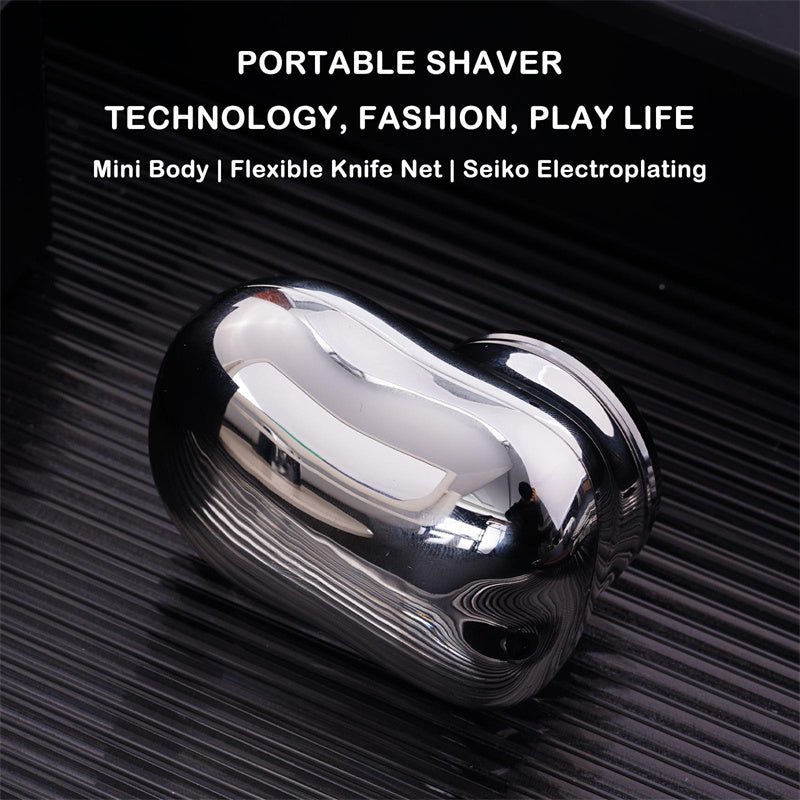 Mini Electric Shaver – Pocket Size Portable Razor, USB Rechargeable, Waterproof Wet & Dry, One-Button Easy Use for Men & Women