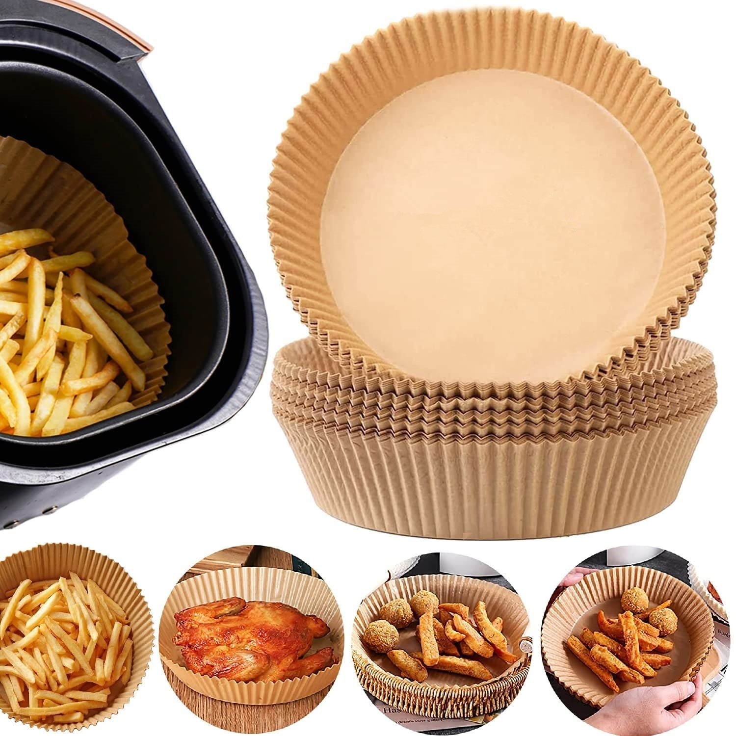air fryer paper liners oil proof jpg
