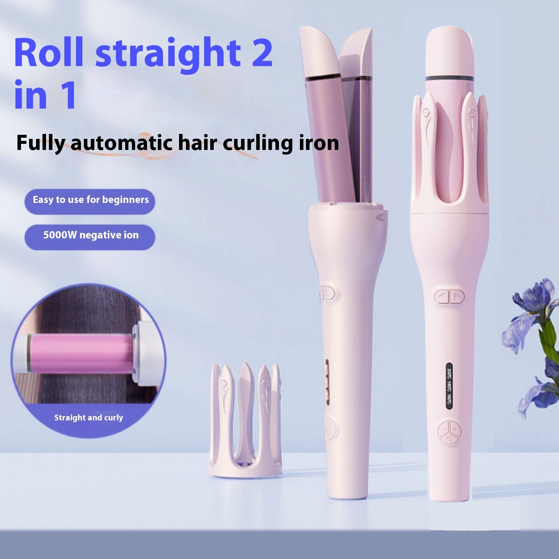 Automatic Hair Curler with anti-scald design for safe styling