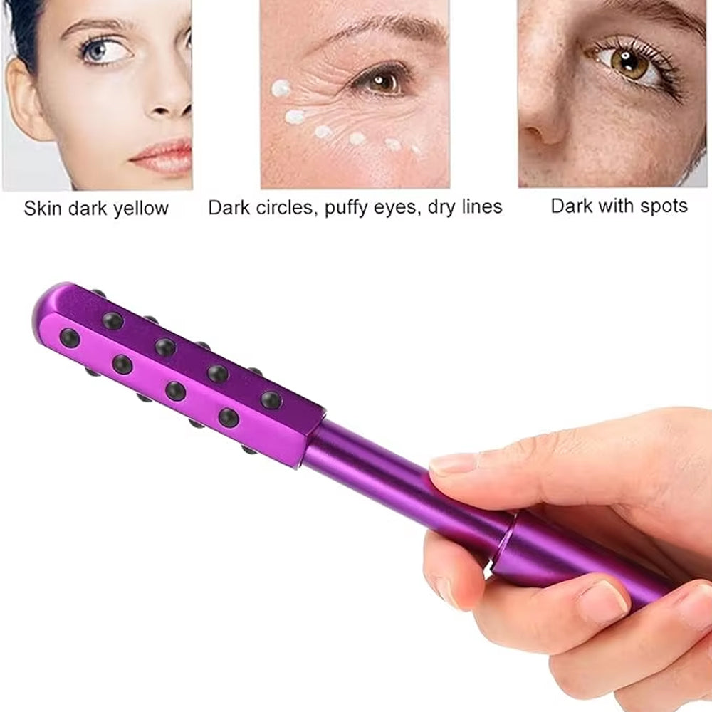 Beauty massaging wand for firming and lifting sagging skin