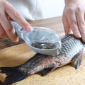 Fish scale scraper being cleaned for hygienic use