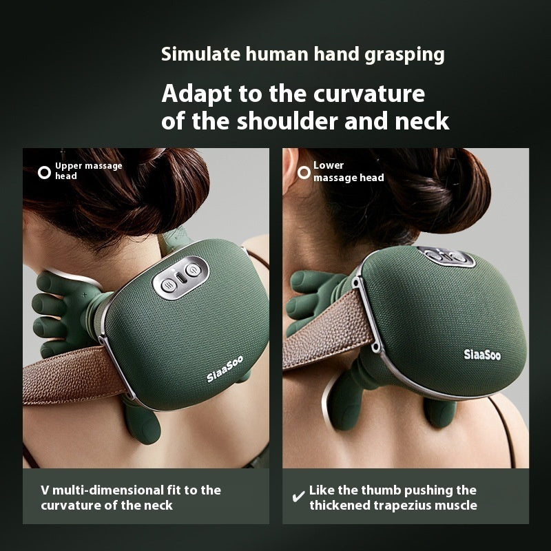 Electric neck shoulder massager for home and office use