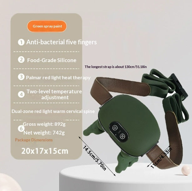 Neck shoulder massager package includes massager and charging cable