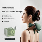 Rechargeable wireless neck shoulder massager with long battery life