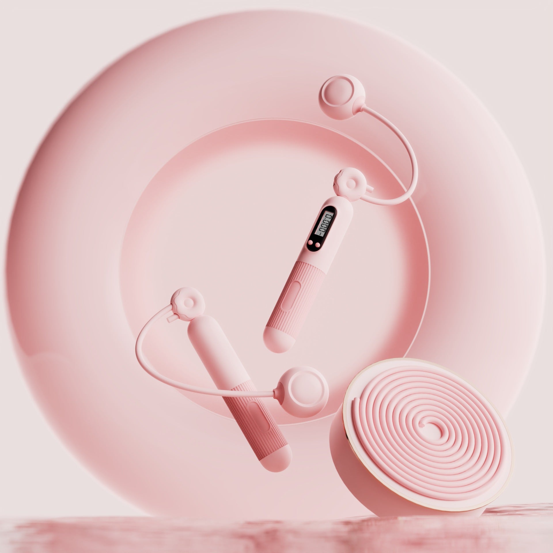 Smart Skipping Rope in lifestyle setting for indoor and outdoor fitness