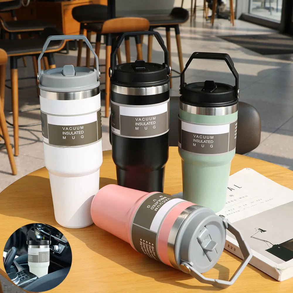 Stainless Steel Tumbler in blue color perfect for travel