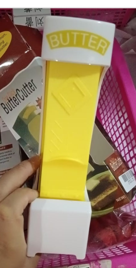 Stick Butter Cutter used at home for butter, cheese, and kitchen prep