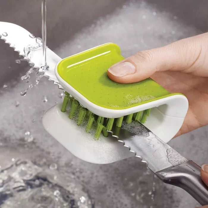 Cutlery Cleaner Brush used in kitchen for knives and utensils